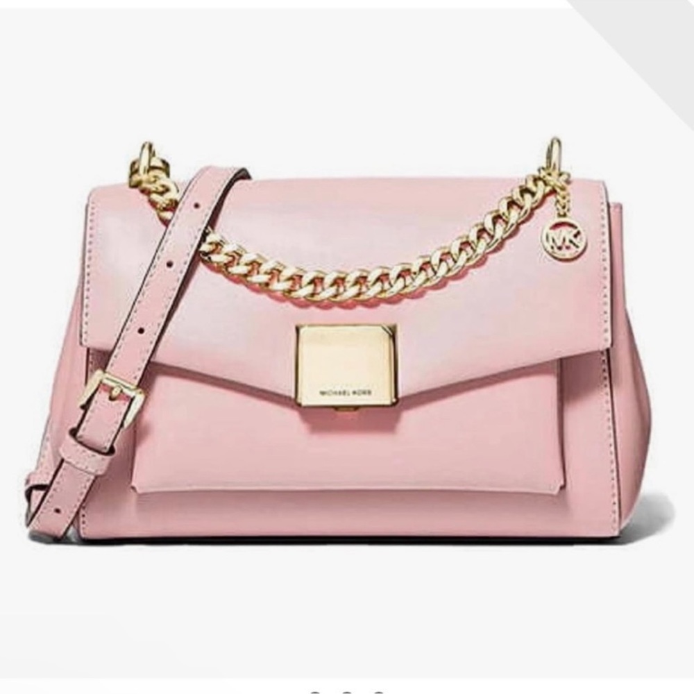 Michael Kors Lita Powder pink medium Leather.NWOT